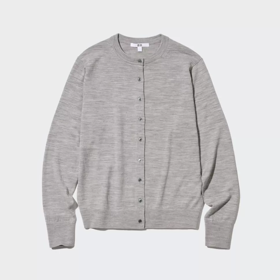 UNIQLO Pullover & Strickjacken*100 % Extra Feine Merinowolle Strickjacke