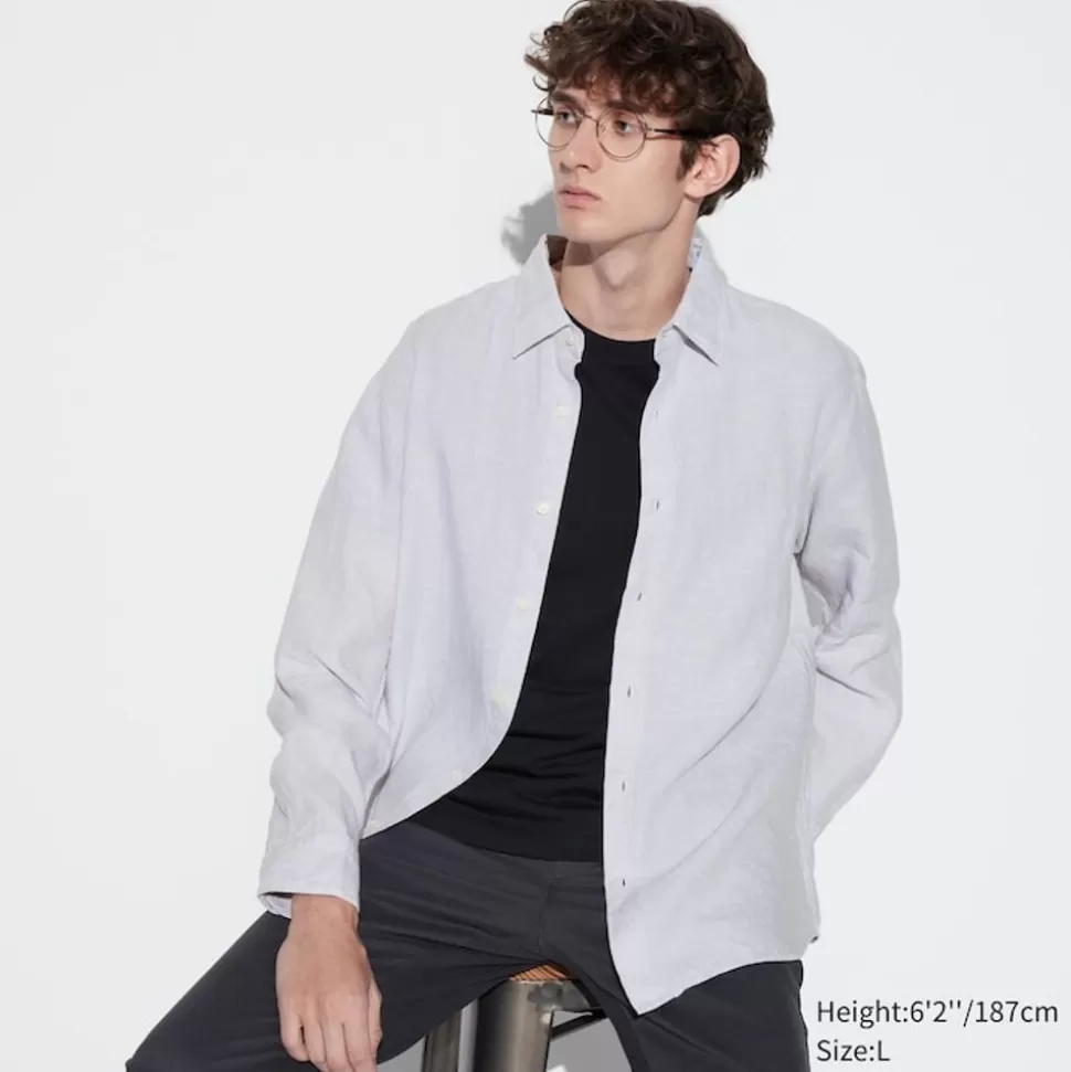 100__premium_leinen_langarm_hemd_3-1.webp UNIQLO Hemden*100 % Premium Leinen Langarm Hemd