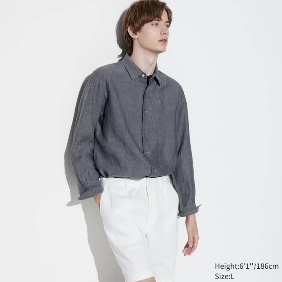 100__premium_leinen_langarm_hemd_4-1.webp UNIQLO Hemden*100 % Premium Leinen Langarm Hemd