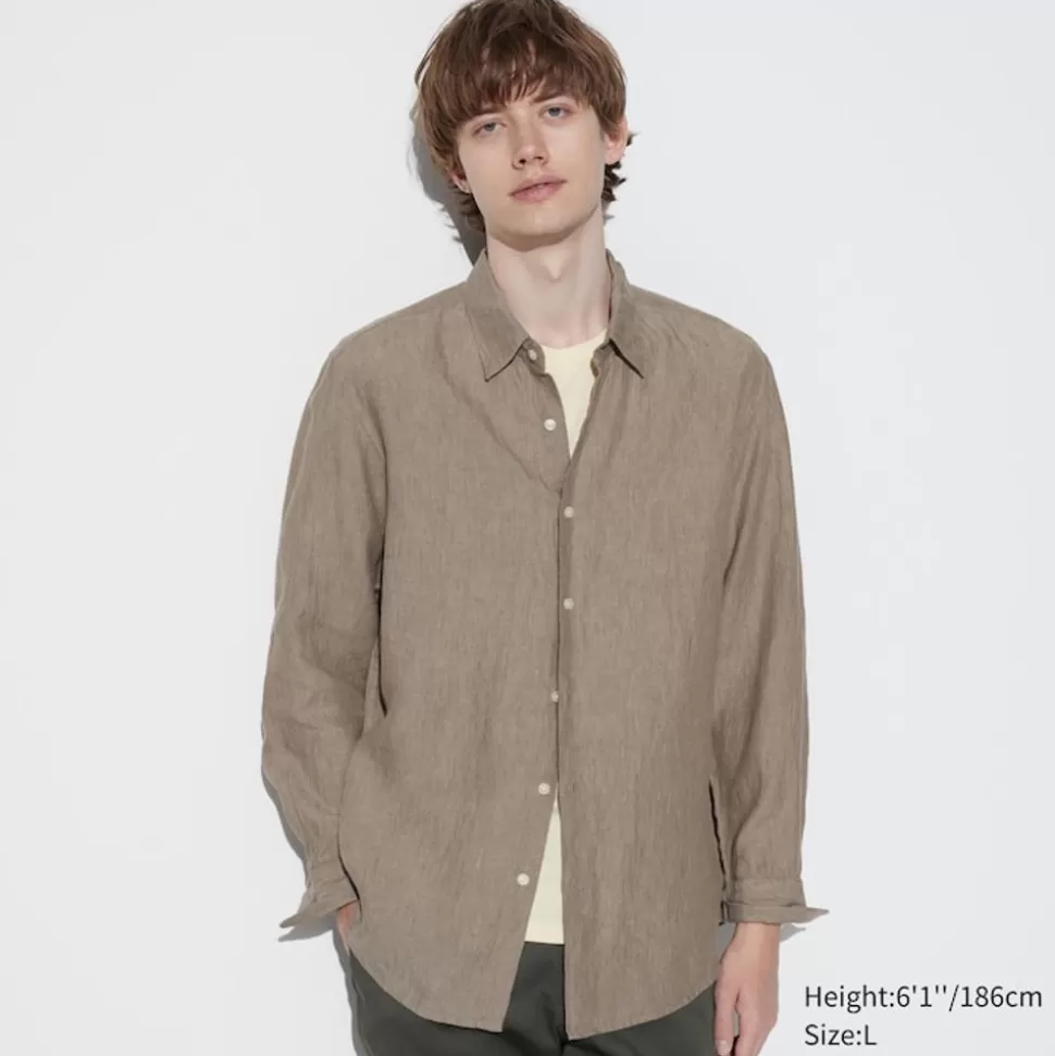 100__premium_leinen_langarm_hemd_7-1.webp UNIQLO Hemden*100 % Premium Leinen Langarm Hemd