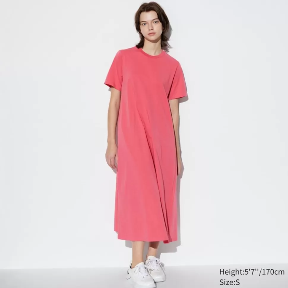 UNIQLO Kleider, Jumpsuits & Overalls*Airism Baumwolle T-Shirt-Kleid