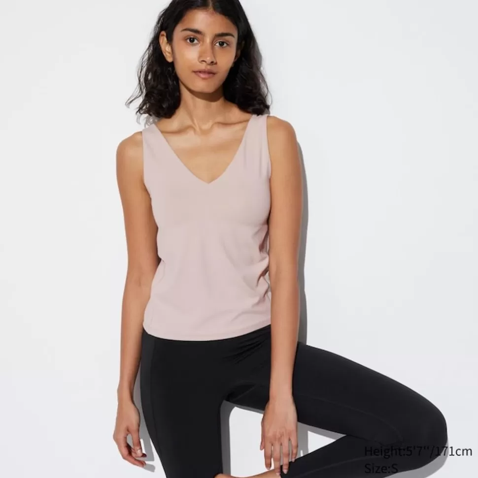 UNIQLO Bh-Tops, Tanktops & Trägertops*Airism Bh-Tanktop Mit V-Ausschnitt
