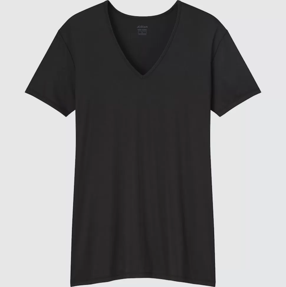 UNIQLO Loungewear & Pyjamas*Airism T-Shirt Mit V-Ausschnitt