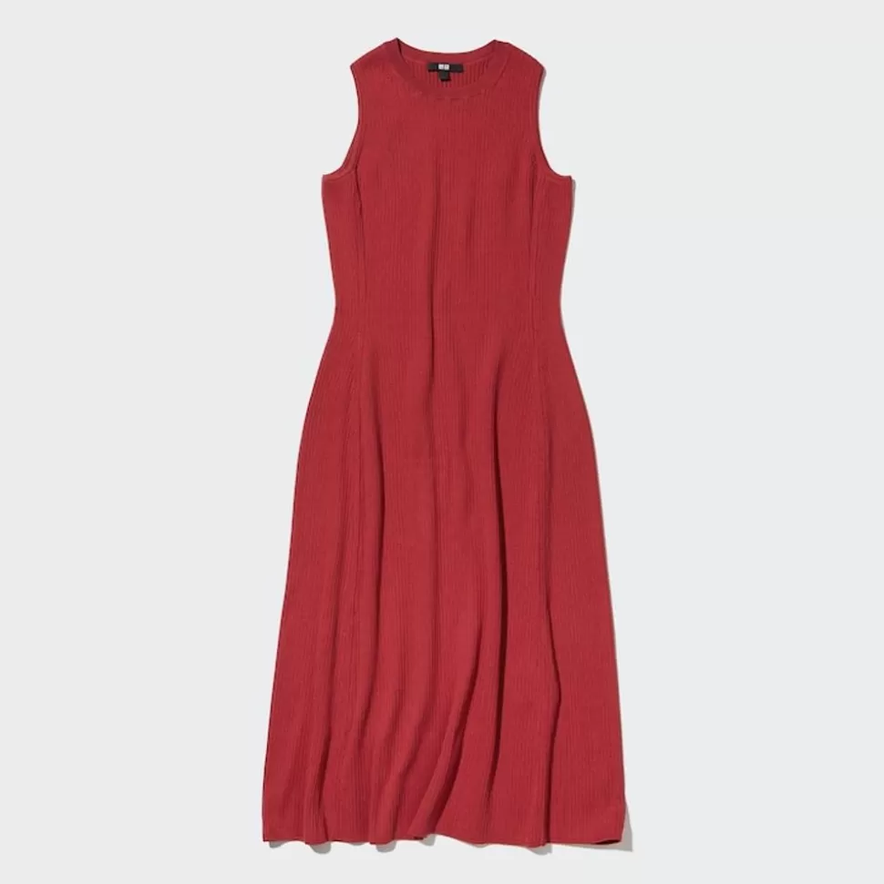UNIQLO Kleider, Jumpsuits & Overalls*Armelloses Baumwolle Strickkleid