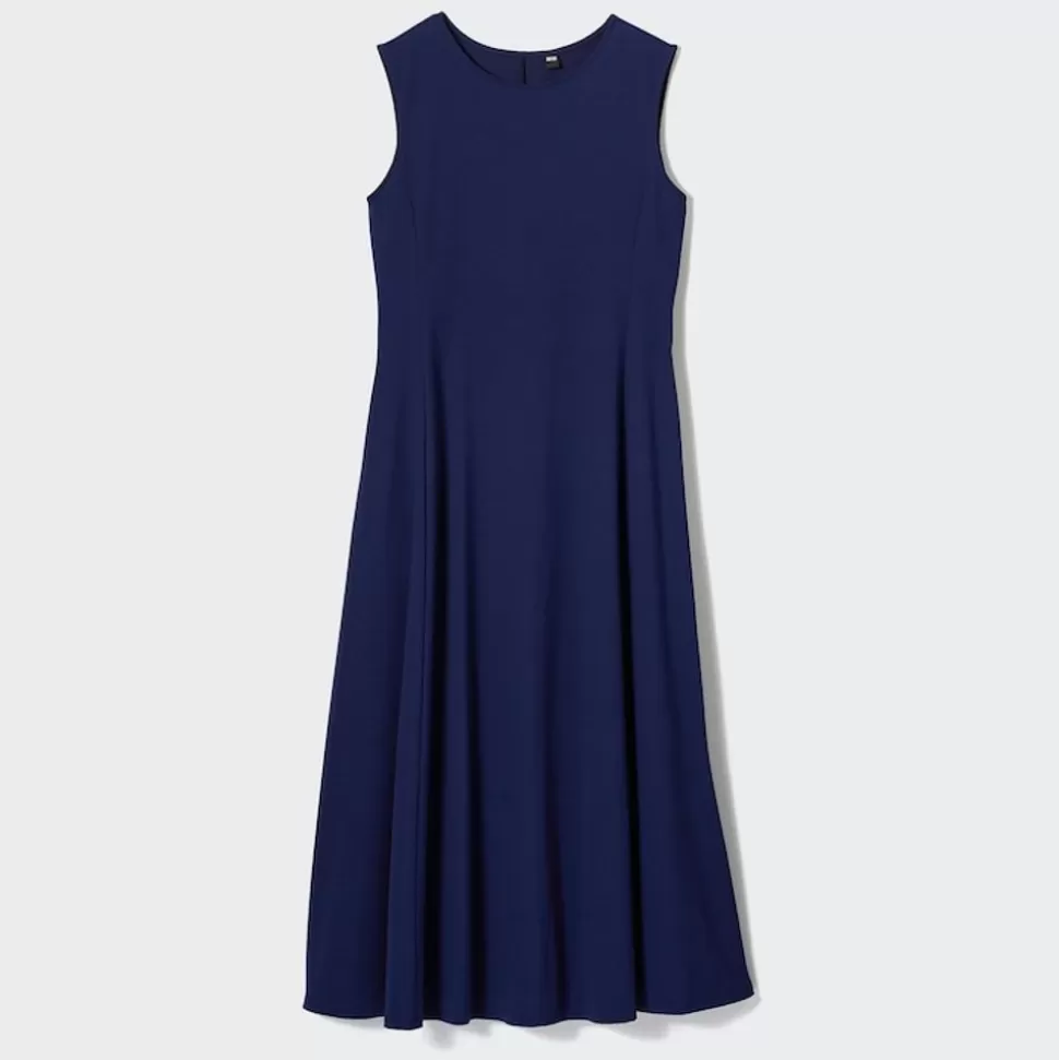 UNIQLO Kleider, Jumpsuits & Overalls*Armelloses Ultra Stretch Airism Kleid Dunkelblau