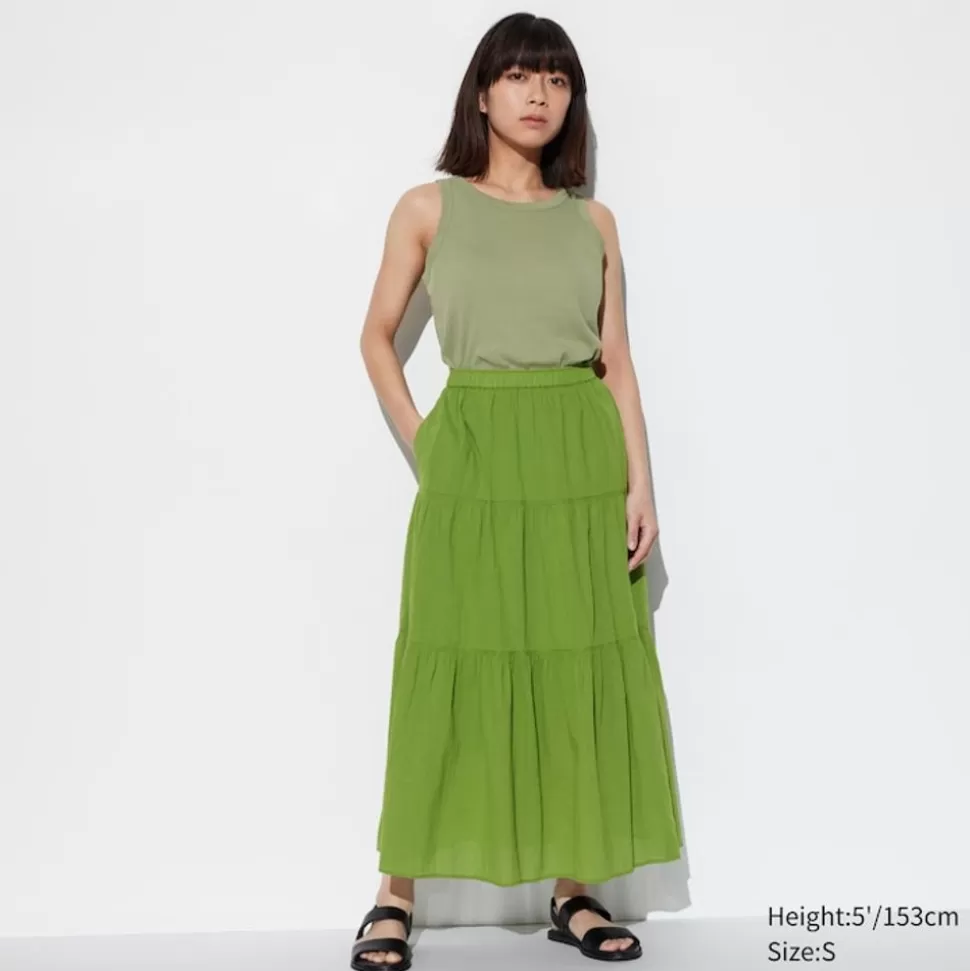 UNIQLO Röcke*Baumwolle Stufenrock (Kurz)