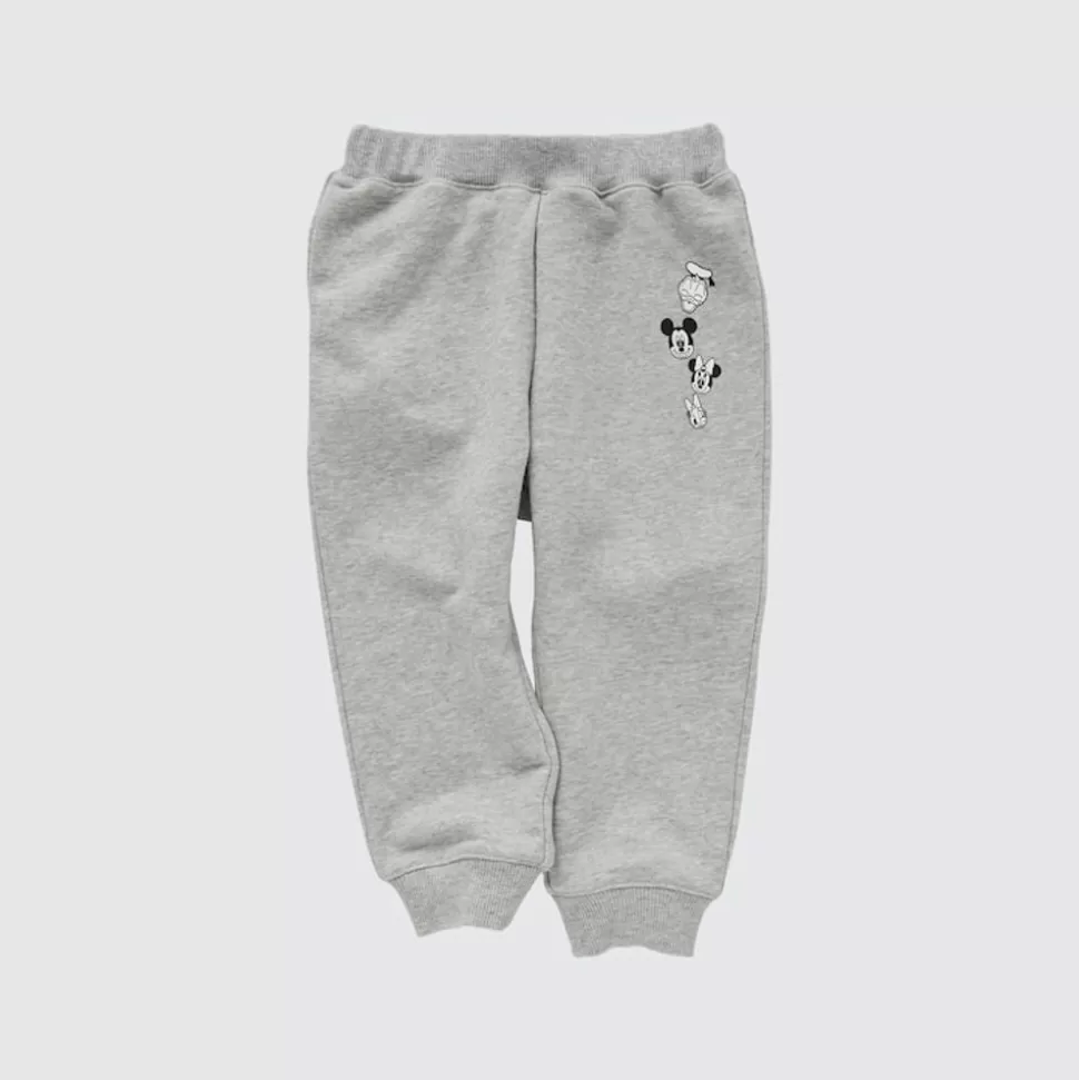 UNIQLO Leggings*Bring A Smile With Disney Ut Bedruckte Jogginghose Grau