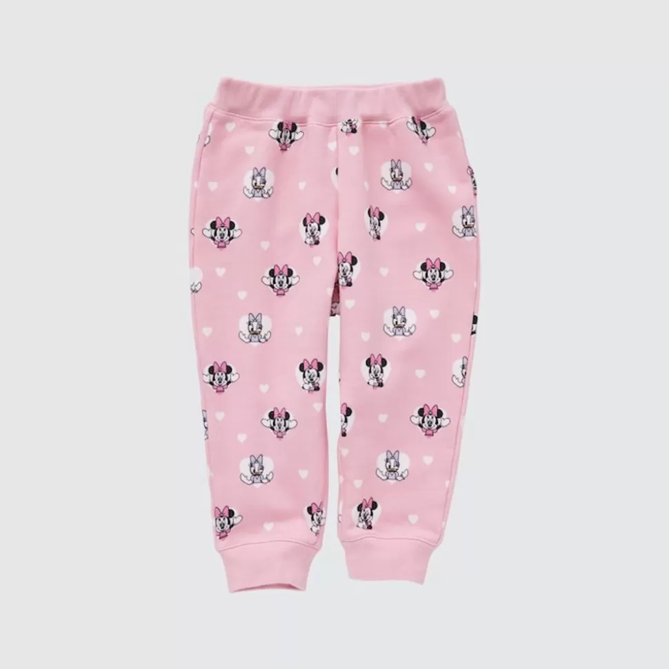 UNIQLO Leggings*Bring A Smile With Disney Ut Bedruckte Jogginghose Pink