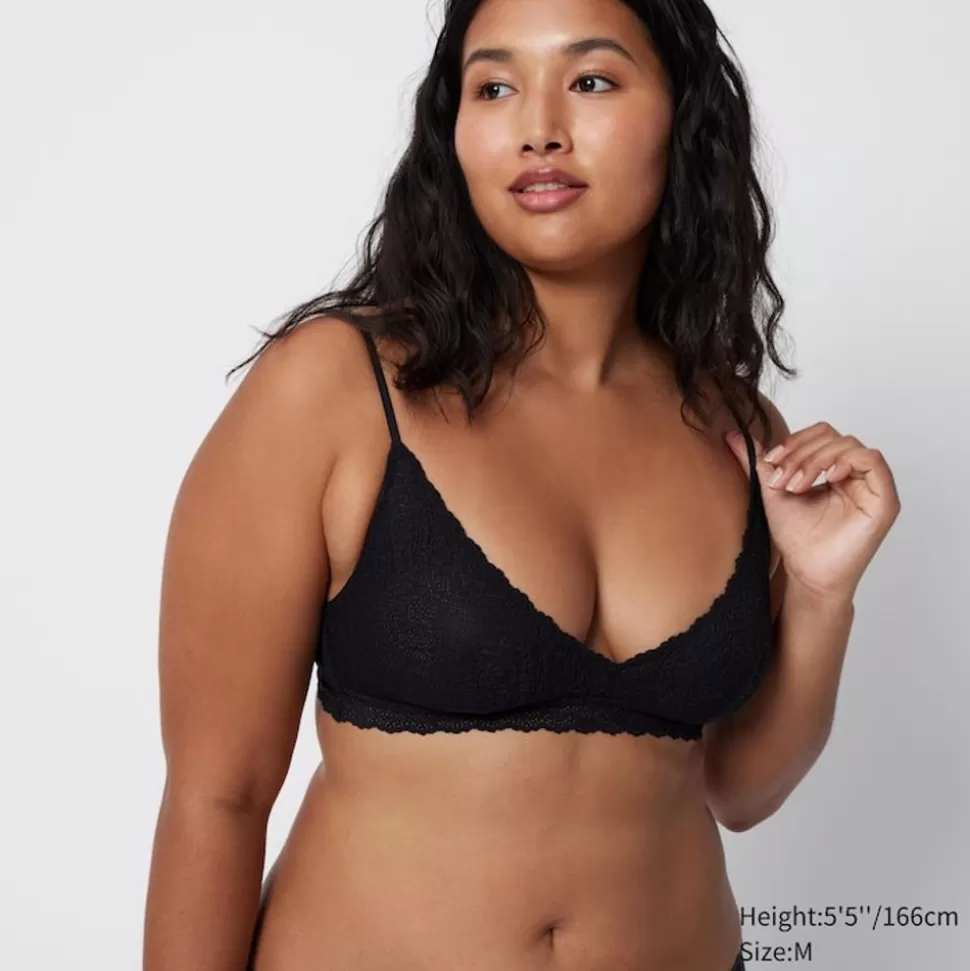 UNIQLO Bhs & Unterwäsche*Bugelloser Bh Ohne Cups Mit Spitze