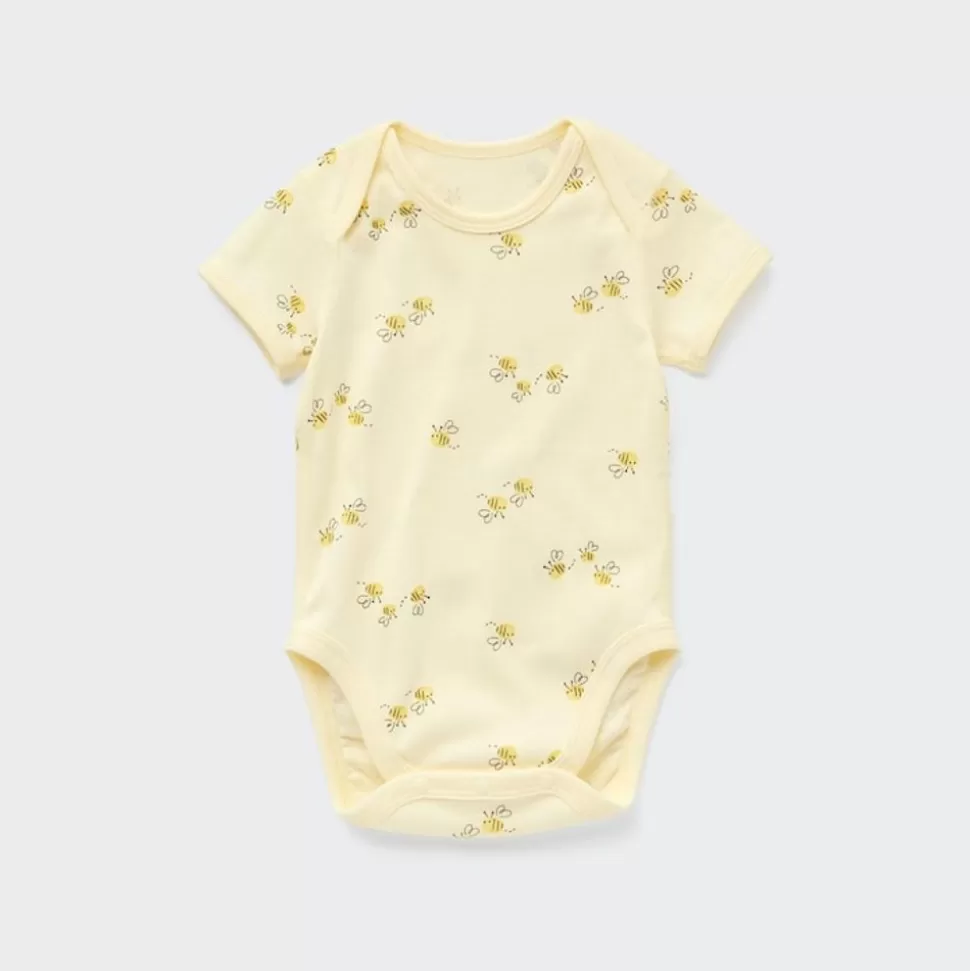 UNIQLO Strampler & Bodys*Gemusterter Kurzarm Body