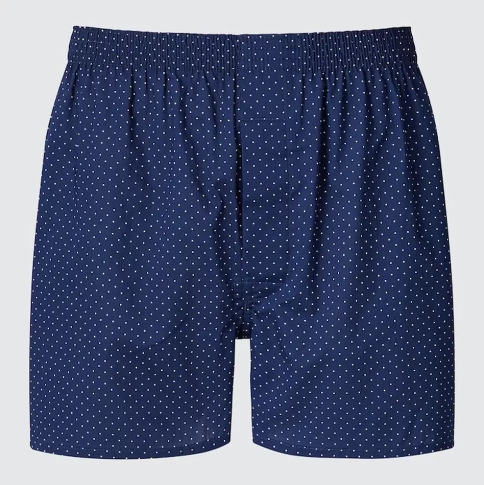 UNIQLO Unterwäsche*Gepunktete Boxershorts Blau