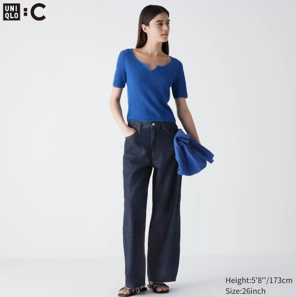 UNIQLO Jeans*Gerade Jeans (Wide Fit)