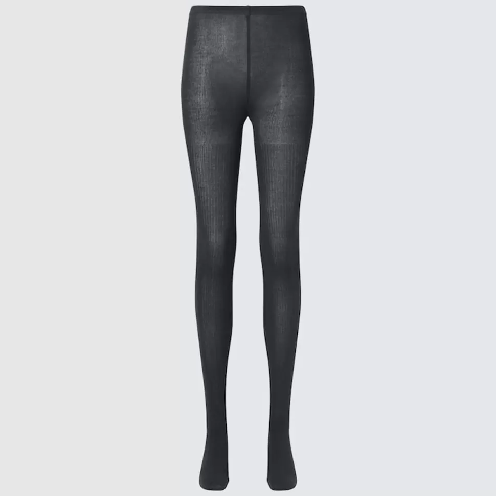 UNIQLO Socken, Strumpfhosen & Leggings*Gerippte Heattech Thermo Strumpfhose