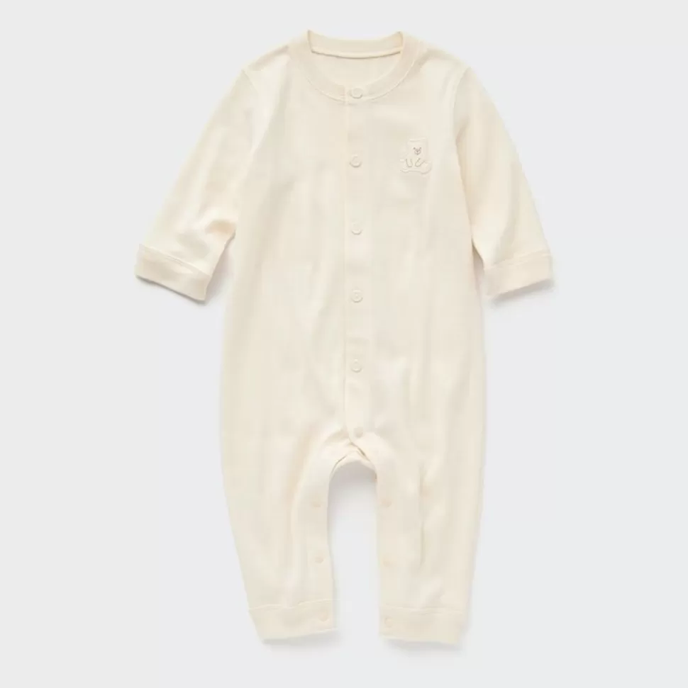 UNIQLO Strampler & Bodys*Gerippter Langarm Strampler