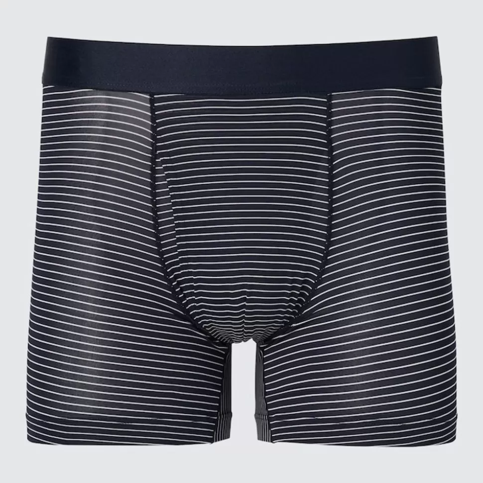 UNIQLO Unterwäsche*Gestreifte Airism Unterhose Blau