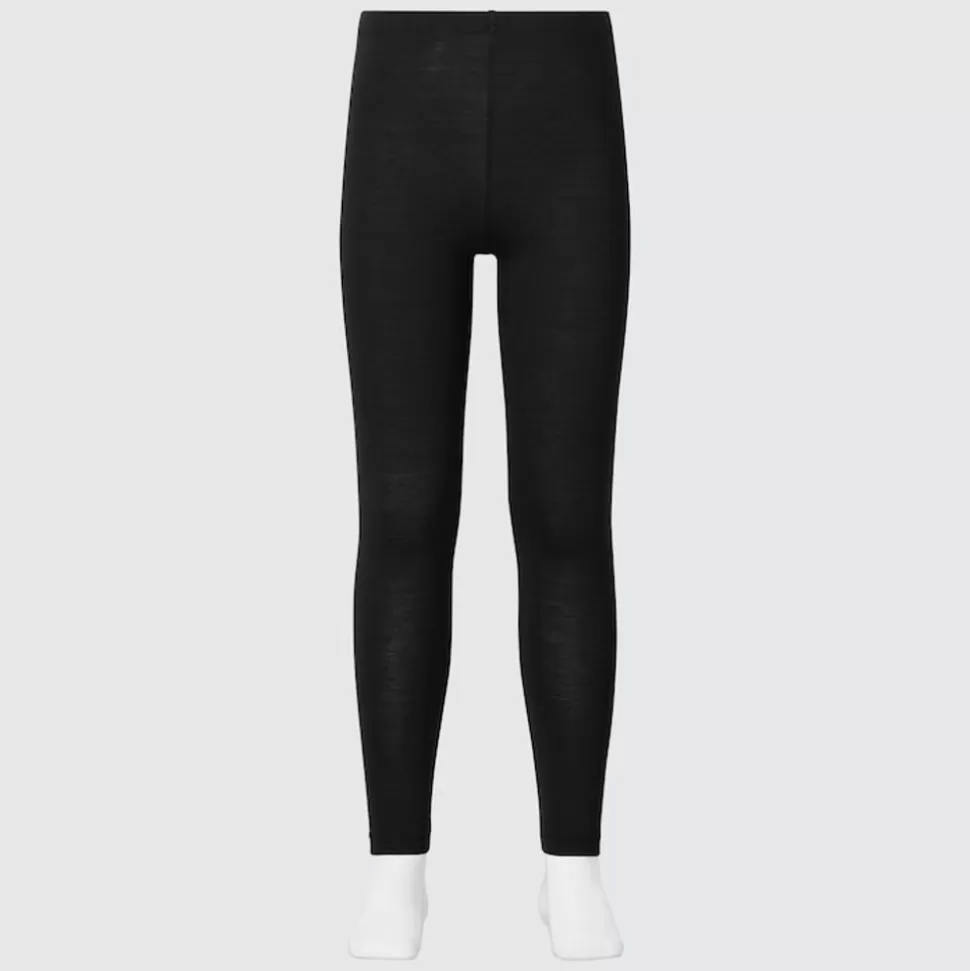 UNIQLO Socken, Strumpfhosen & Leggings*Kinder Heattech Thermo Leggings Schwarz