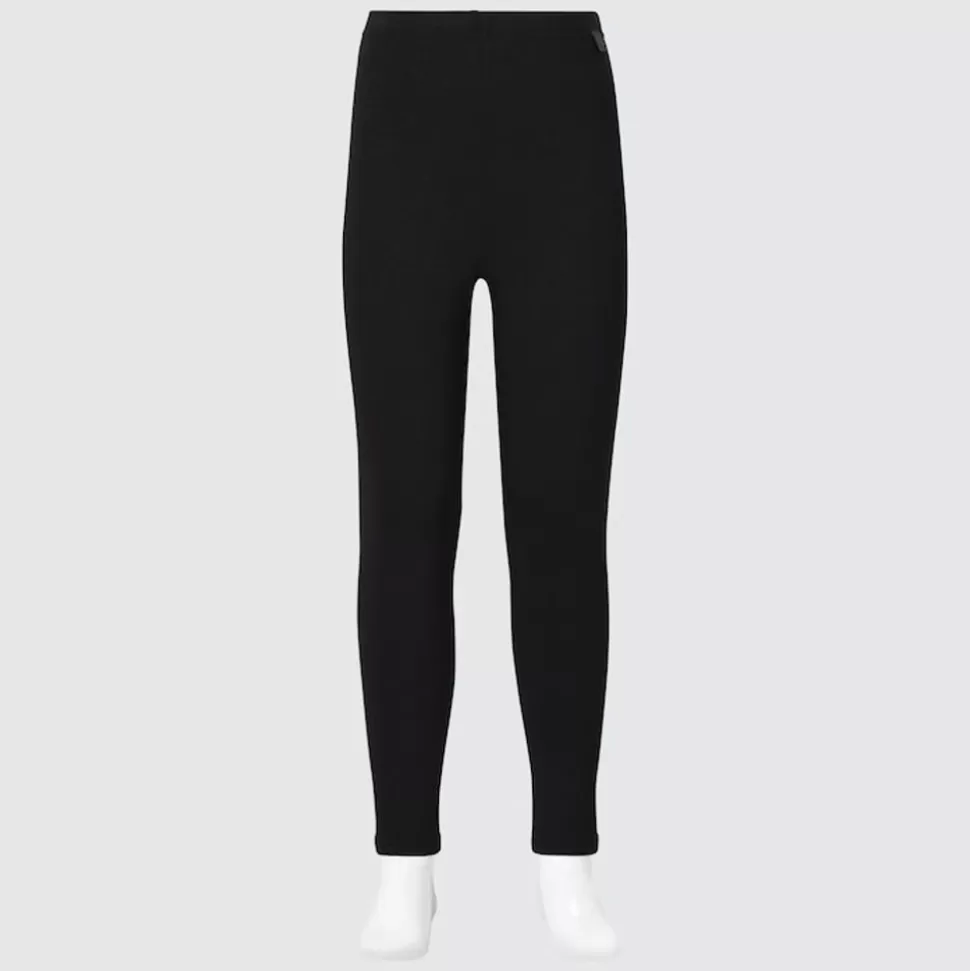 UNIQLO Socken, Strumpfhosen & Leggings*Kinder Heattech Ultra Warm Thermo Leggings Schwarz