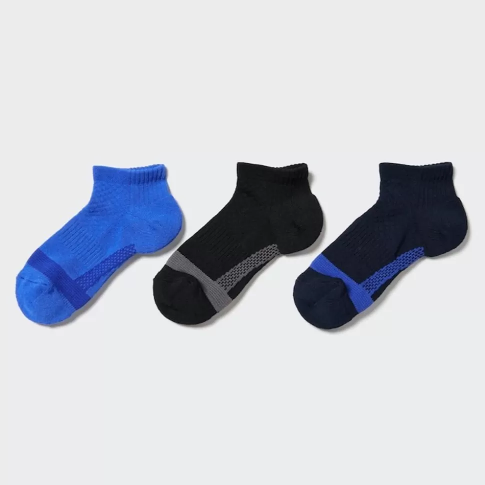 UNIQLO Socken, Strumpfhosen & Leggings*Kinder Kurzsocken (3 Paar) Blau