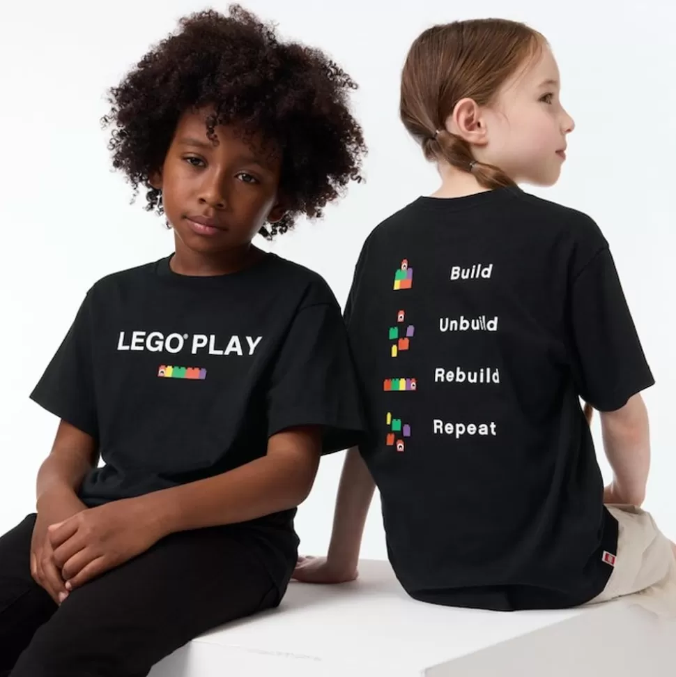 UNIQLO T-Shirts, Bh-Tops & Poloshirts*Kinder Lego® Collection Ut Bedrucktes T-Shirt Schwarz