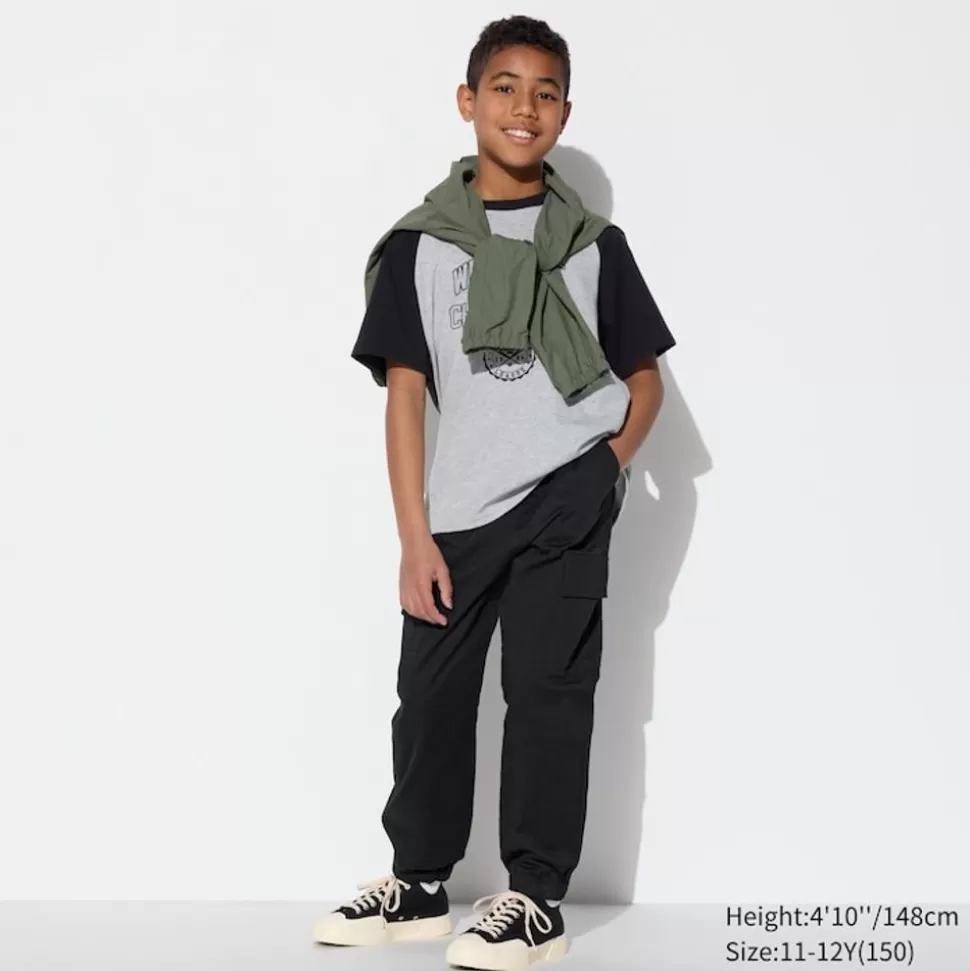 kinder_ultra_stretch_cargo_jogginghose_2.webp UNIQLO Hosen, Jogginghosen & Leggings*Kinder Ultra Stretch Cargo Jogginghose