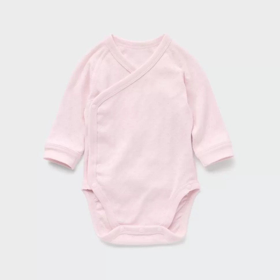 UNIQLO Strampler & Bodys*Langarm Body (Vordere Offnung, Lochmuster)