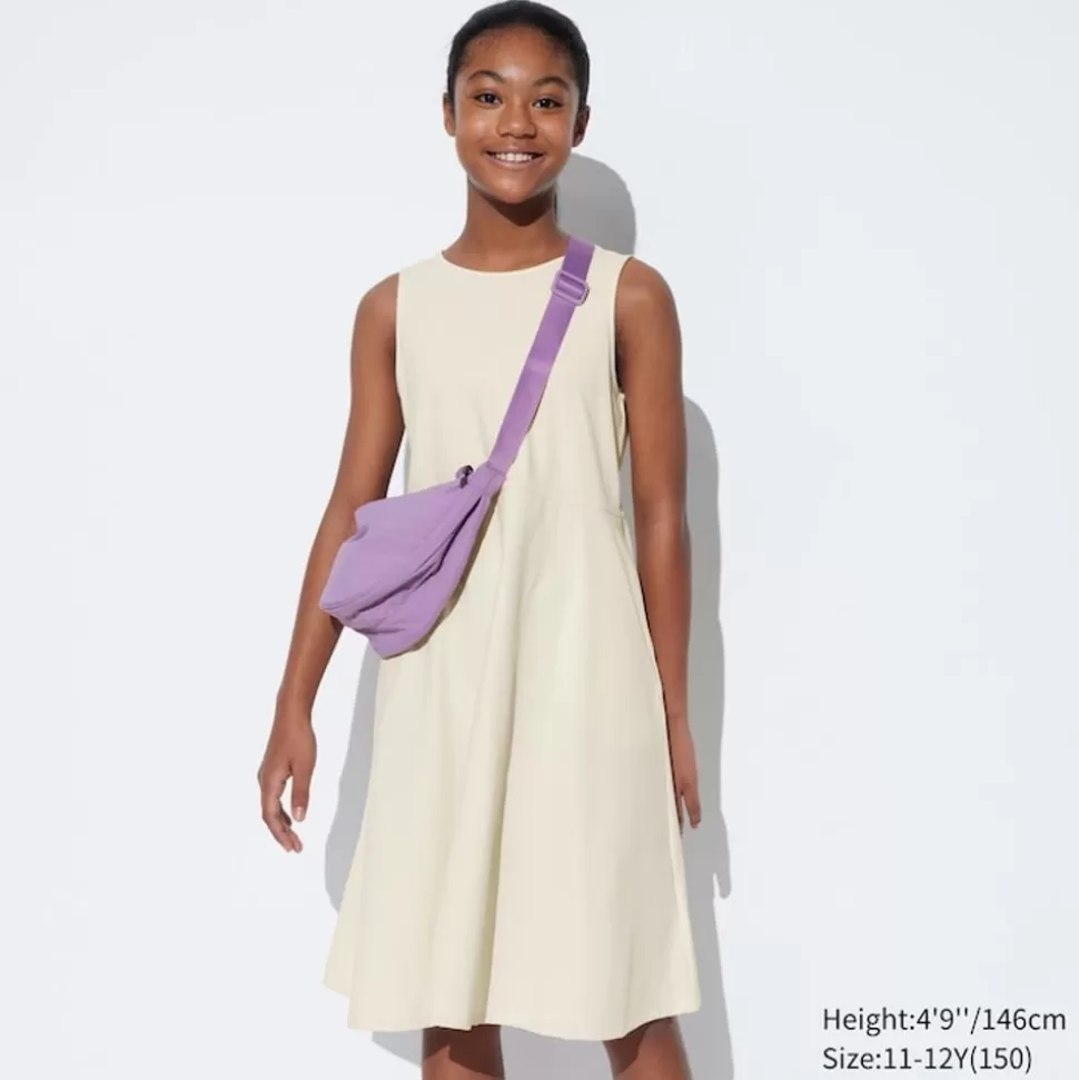 UNIQLO Airism Kuhlender Komfort*Madchen Ausgestelltes Armelloses Ultra Stretch Airism Kleid