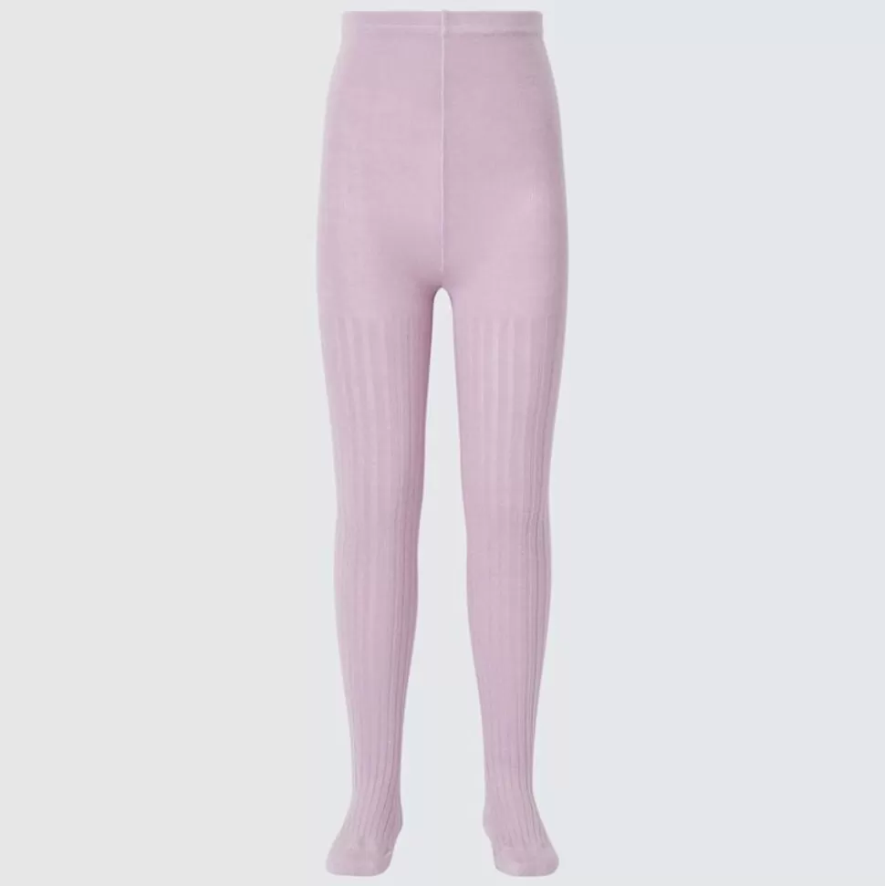 UNIQLO Socken, Strumpfhosen & Leggings*Madchen Heattech Thermo Strumpfhose Mit Glitzerfaden