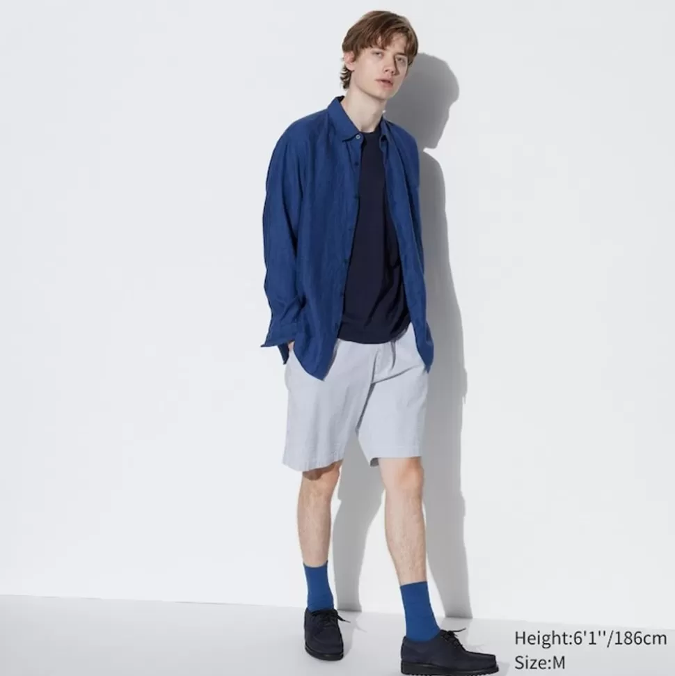 UNIQLO Loungewear & Pyjamas*Seersucker Stretch Easy Shorts